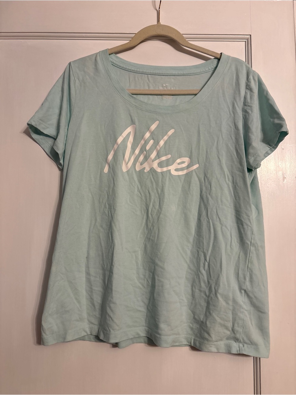 Nike Women’s Light Mint/Teal Short-Sleeve Logo Tee